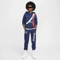 Paris Saint-Germain Club Big дитячі (для хлопчиків) Nike Soccer Pullover Толстовка з капюшоном блакитний