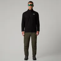Кофта/футболка The North Face 100 Glacier 1/4 Zip Fleece 0A855W4H01 - Чорна