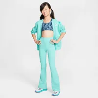 Nike One Girls' Dri-FIT Flaколір червоний лосіни колір зелений
