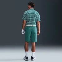 Nike Dri-FIT Victory мужские Striped для гольфа Polo цвет зеленый