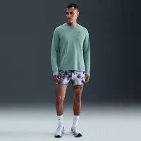 Nike Stride мужские Dri-FIT Running Waffle Crew цвет зеленый