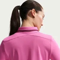Nike Tour жіноча Dri-FIT UV Protection Long-Sleeve для гольфу Polo Pink