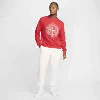 Nike Standard Issue чоловічі Dri-FIT баскетбольні Crew-Neck світшот колір червоний
