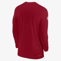 Tampa Bay Buccaneers Sideline Coach мужские Nike Dri-FIT NFL Long-Sleeve Top цвет красный