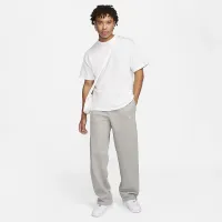 Nike Solo Swoosh чоловічі Open-Hem Fleece Pants колір сірий
