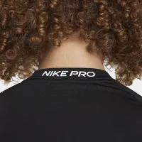 Nike Pro Big детские (для мальчиков) Dri-FIT Long-Sleeve Top цвет черный