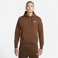 Nike Sportswear Club Fleece Pullover Толстовка з капюшоном колір коричневий