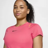 NikeCourt Advantage жіноча Dri-FIT Short-Sleeve Tennis Top Pink