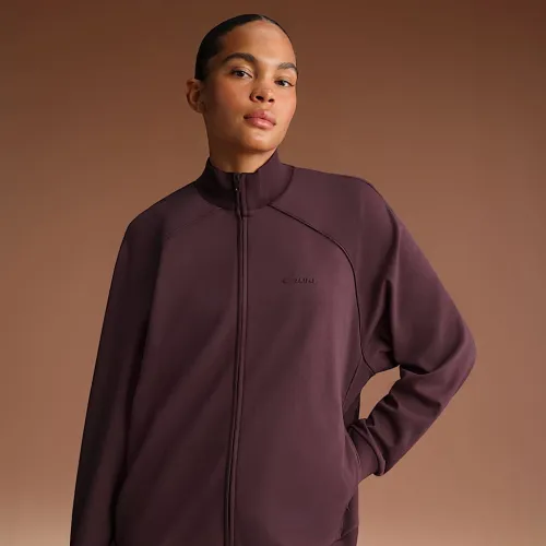 NikeSKIMS Matte Tricot женская оверсайз Full-Zip Track Куртка цвет красный
