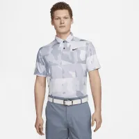 Nike Dri-FIT Tour мужские Camo для гольфа Polo цвет белый