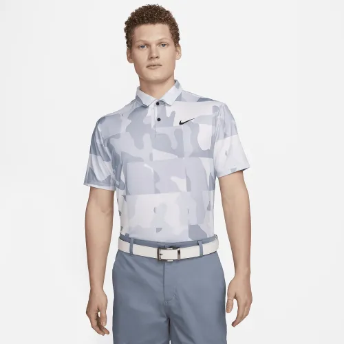 Nike Dri-FIT Tour чоловічі Camo для гольфу Polo колір білий