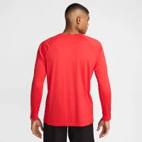 Nike Essential мужские Long-Sleeve Hydroguard Swim Shirt цвет красный