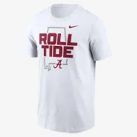 Alabama Crimson Tide Campus Local чоловічі Nike College футболка колір білий
