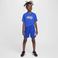 Nike Multi Big детские (для мальчиков) Dri-FIT Top синий