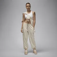 Nike Jordan Sport жіноча Tunnel Pants колір коричневий
