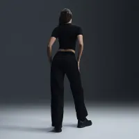 Nike Windrunner женская С высокой Талией Woven Open-Hem Pants цвет черный
