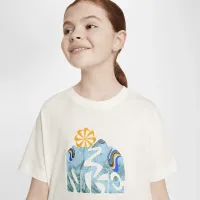 Nike Sportswear Big дитячі футболка колір білий