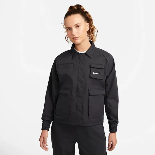Nike Sportswear Swoosh женская Woven Куртка цвет черный