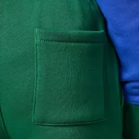 Nike Jordan MJ Brooklyn Fleece Essentials Big детские Pants цвет зеленый