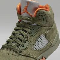 Nike Jordan 5 Retro Little дитячі Кросівки колір зелений