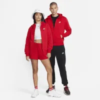 Nike Sportswear Club Fleece мужские Full-Zip Толстовка с капюшоном цвет красный