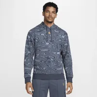 NikeCourt Heritage чоловічі Dri-FIT Fleece Tennis Толстовка з капюшоном блакитний