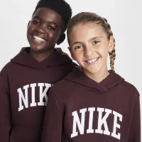 Nike Sportswear Club Fleece Big дитячі Толстовка з капюшоном колір червоний