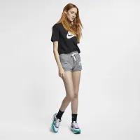 Nike Sportswear Essential женская Cropped Logo футболка цвет черный