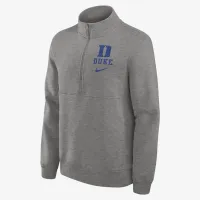Duke синий Devils Primetime Club мужские Nike College 1/2-Zip Crew цвет серый