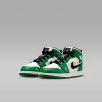 Nike Jordan 1 Mid SE Little дитячі Кросівки колір зелений