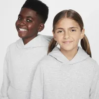 Nike Standard Issue Big детские Dri-FIT Fleece баскетбольные Толстовка с капюшоном цвет серый