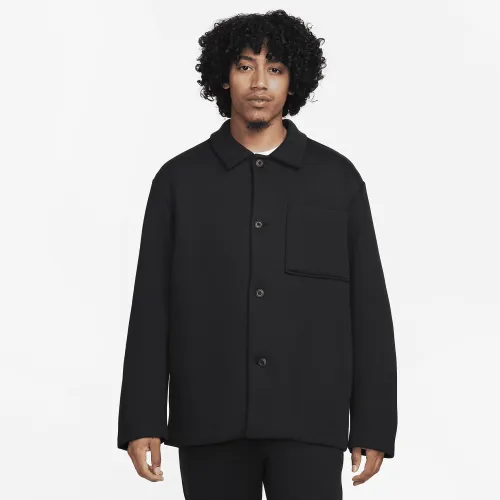 Nike Sportswear Tech Fleece Reimagined мужские оверсайз Shacket цвет черный