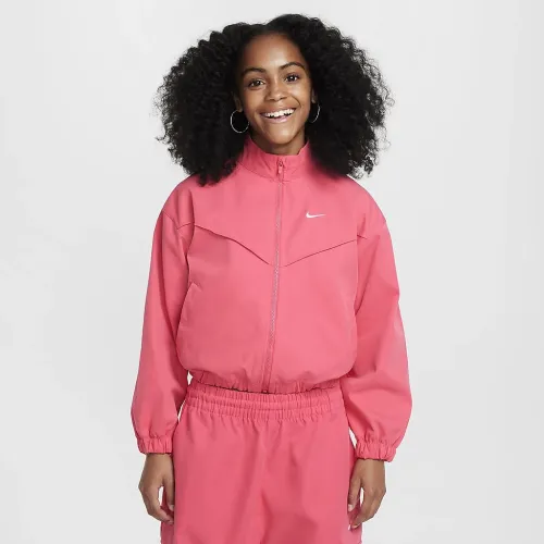 Nike Sportswear Girls' оверсайз Lightweight Куртка Pink