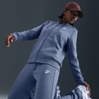 Nike Sportswear Club Fleece женская Mid-Rise Wide-Leg Sweatpants синий