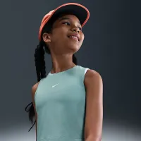 Nike Pro Girls' Dri-FIT тренувальні Tank Top колір зелений