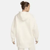 Nike Sportswear Tech Fleece жіноча оверсайз Full-Zip Толстовка з капюшоном Cape колір коричневий