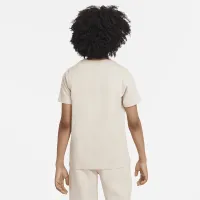 Nike Sportswear Big детские футболка цвет коричневый