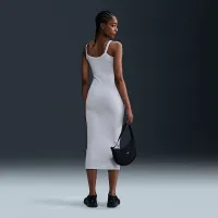 Nike Sportswear Chill Knit жіноча Tight Mini-Rib Tank Костюм колір коричневий