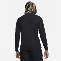 Nike Life чоловічі Long-Sleeve Heavyweight Waffle Top колір чорний