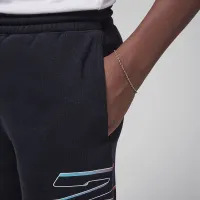 Nike Jordan MJ Moto Big дитячі Fleece шорти колір чорний