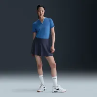 Nike Tour женская Dri-FIT Short-Sleeve Blade для гольфа Polo синий