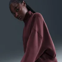 Nike 24.7 ImpossiblySoft жіноча Dri-FIT оверсайз 1/2-Zip Top колір червоний
