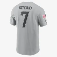 C.J. Stroud Houston Texans Salute to Service мужские Nike NFL футболка цвет серый