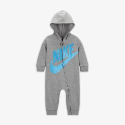 Nike Baby (3-9M) Metallic French Terry Coverall цвет серый