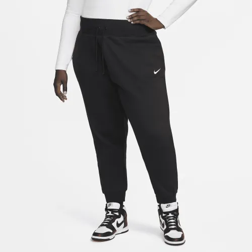 Nike Sportswear Phoenix Fleece женская С высокой Талией Joggers (большие размеры) цвет черный