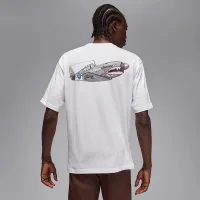 Nike Jordan AJ5 чоловічі футболка колір білий