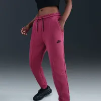 Nike Sportswear Tech Fleece женская Mid-Rise Joggers цвет фиолетовый