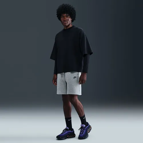 Nike Tech чоловічі Fleece шорти колір сірий
