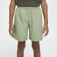 Nike Multi Big детские (для мальчиков) Dri-FIT тренировочные шорты цвет зеленый