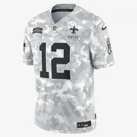 Chris Olave New Orleans Saints Salute to Service мужские Nike Dri-FIT NFL Limited Jersey цвет белый